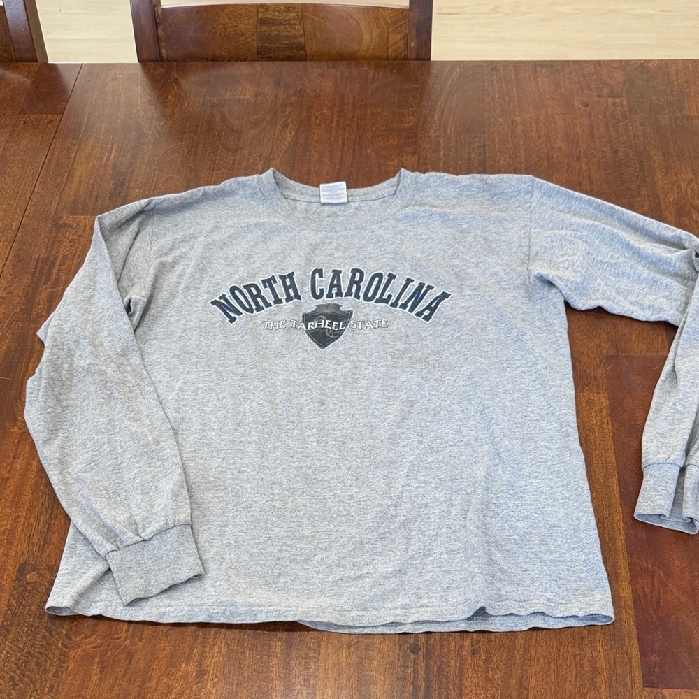 Gildan North Carolina Tarheel State Long Sleeve Shirt